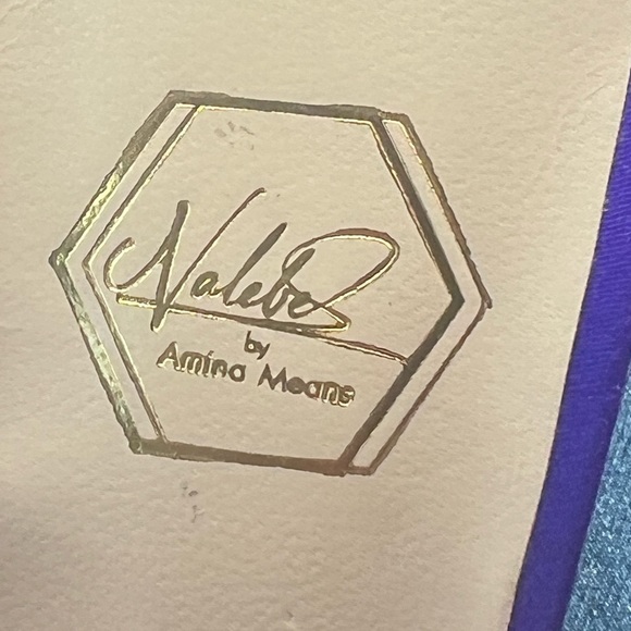 Nalebe Diamante Embellished clear Mules retail price $730 - Picture 4 of 8